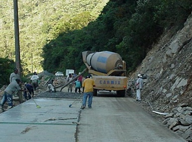 Carmix на строительстве дорог